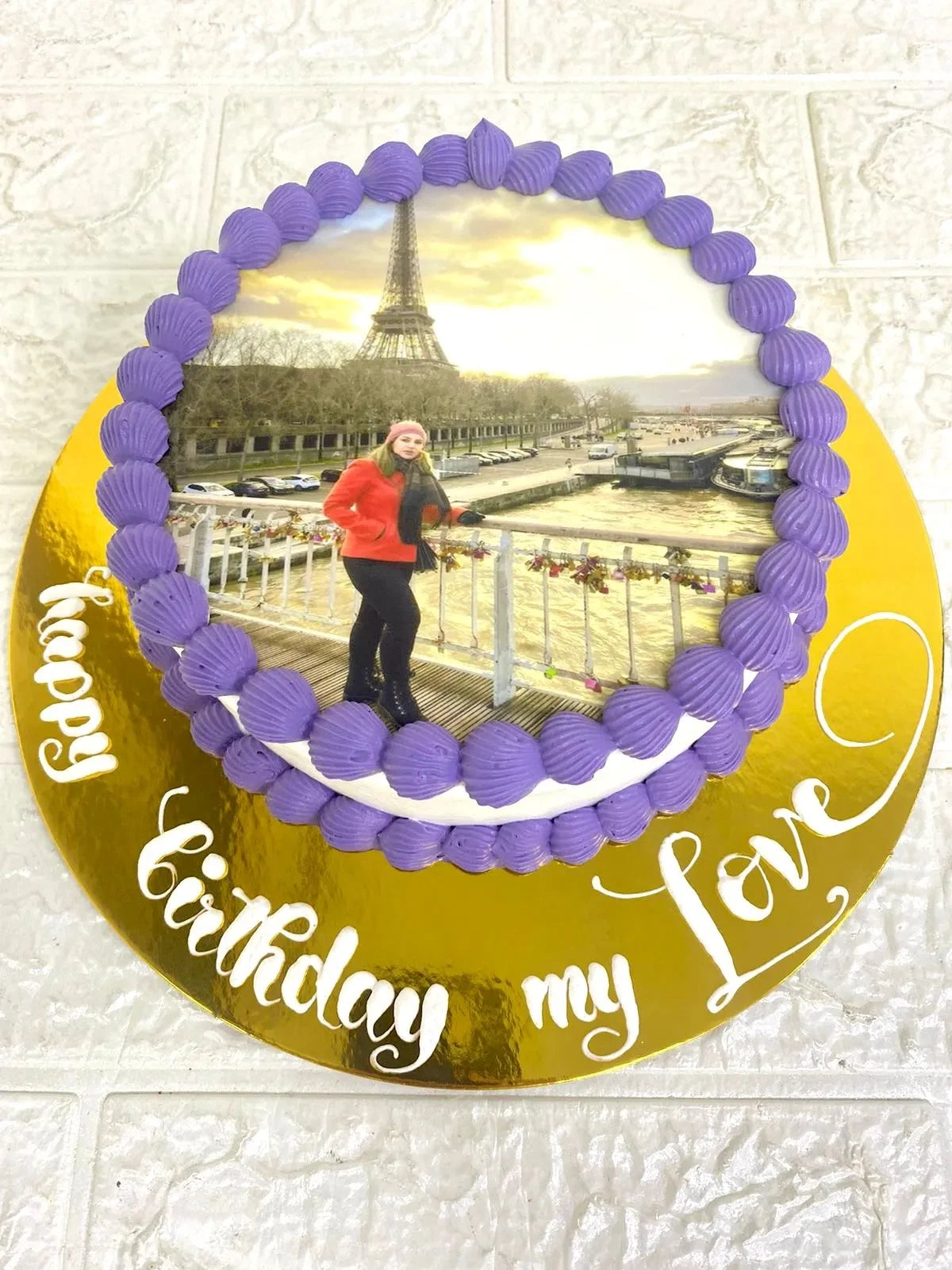 Photo Cake with Cream